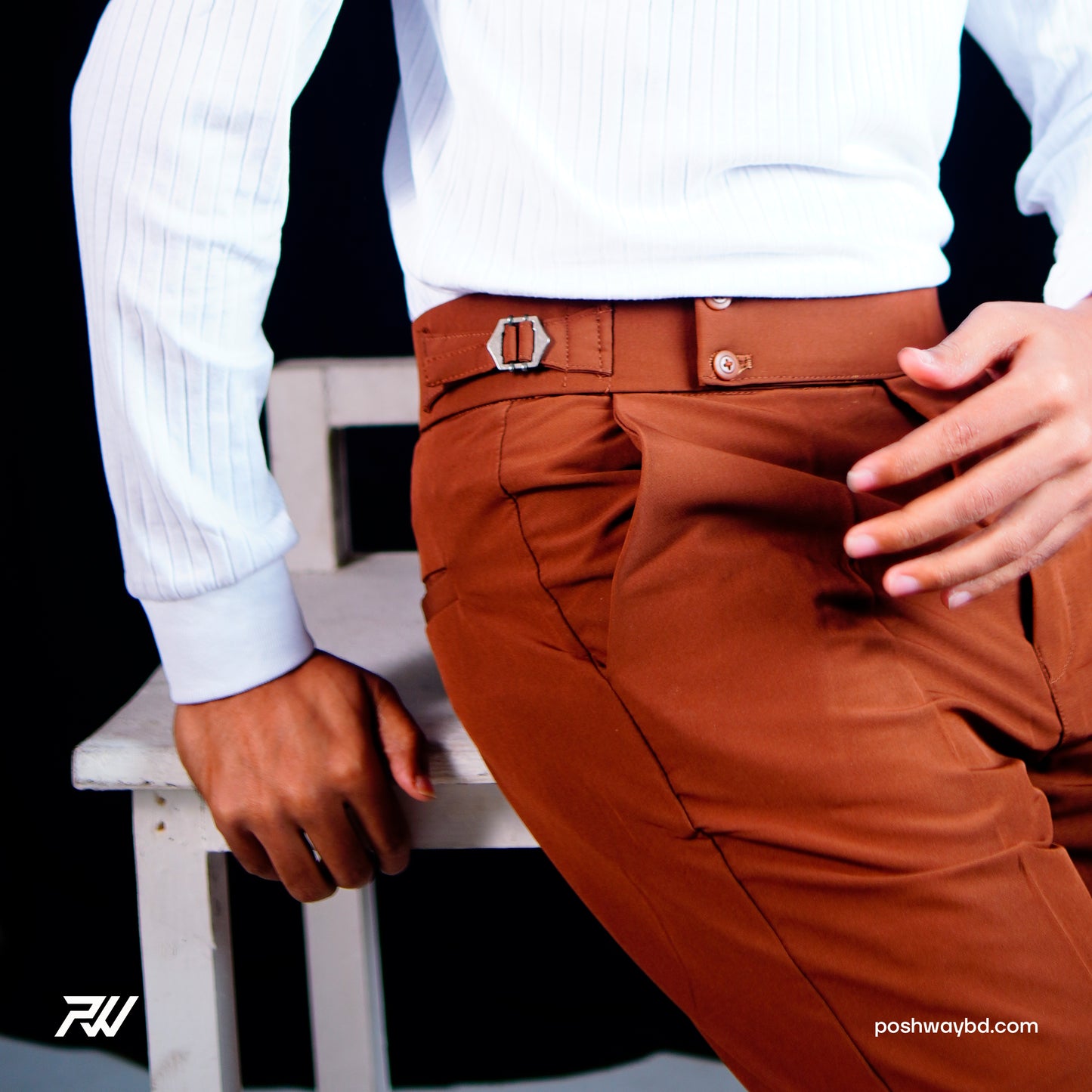 Men's Gurkha Formal Pant Side View