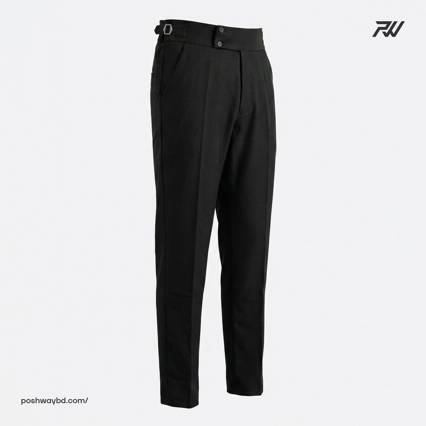Black Gurkha Formal Pant for Men