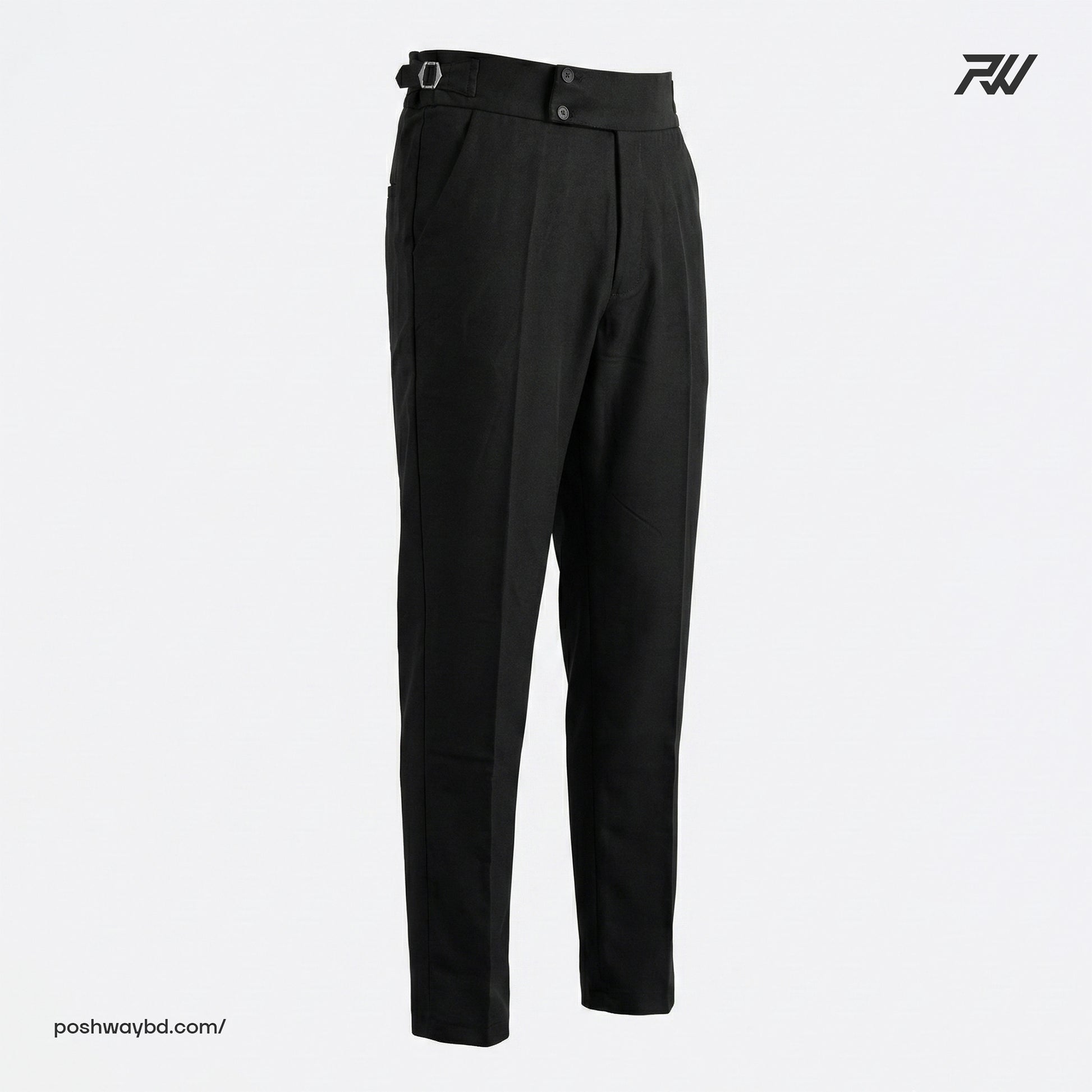 Black Gurkha Formal Pant for Men