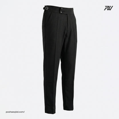 Black Gurkha Formal Pant for Men
