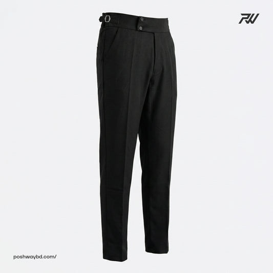 Black Gurkha Formal Pant for Men