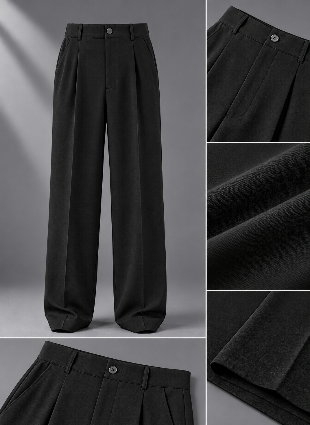 ⚡ KOREAN BAGGY FORMAL PANT 🖤