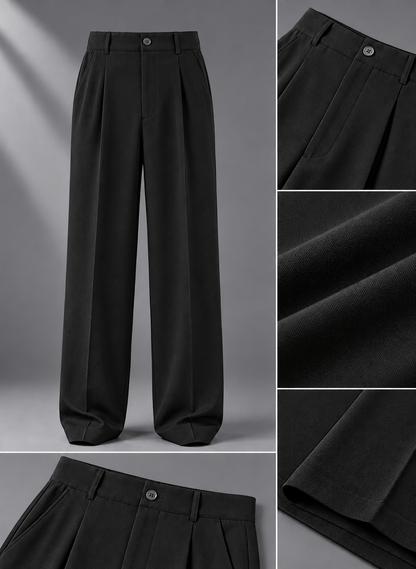 ⚡ KOREAN BAGGY FORMAL PANT 🖤