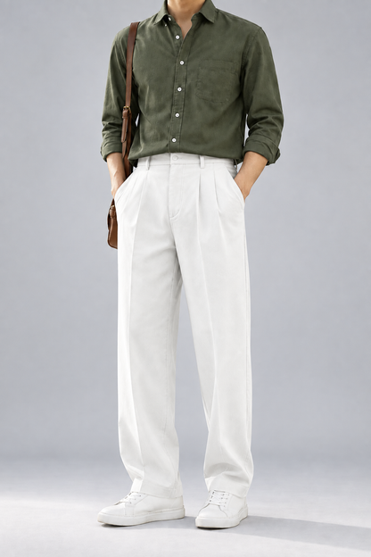 ⚡ KOREAN BAGGY FORMAL PANT 🖤